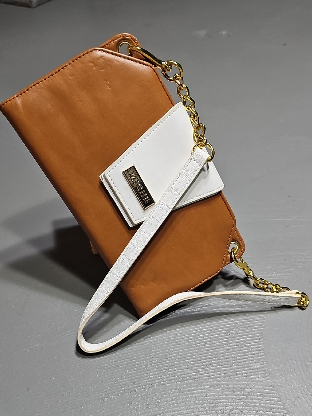 Miche Bags Miche Lives Convertible Carmel Crossbody Wallet Clutch Wristlet NWT